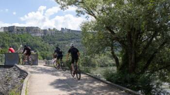 Balade vélo Gare d'Eau Besançon